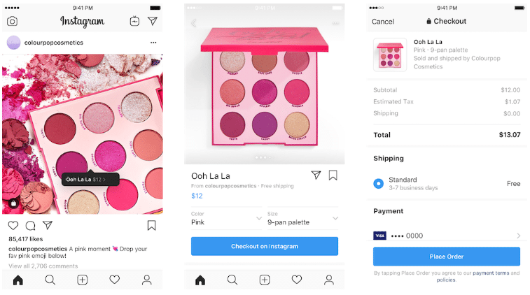 Instagram-Checkout